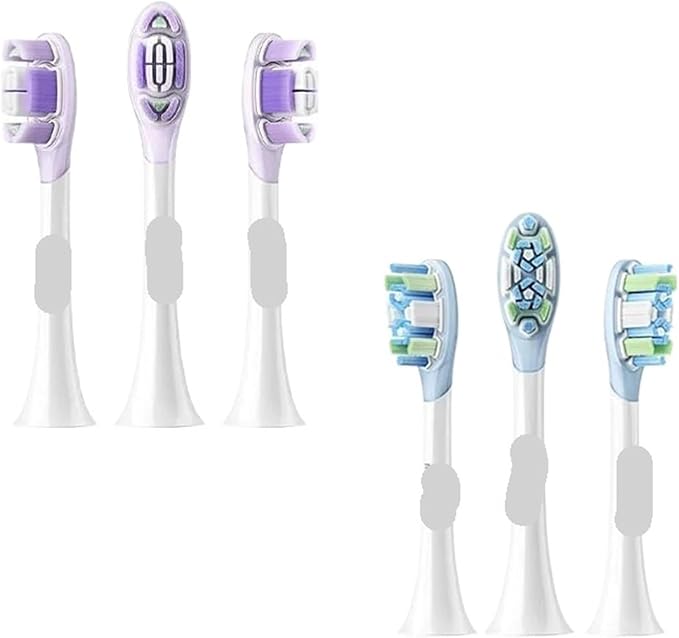 Vibrating Electric Toothbrush Head 3-Pack Sonic Vibration Accessories(Caring Version)