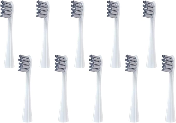 10-40PCS Replacement Brush HeadCompatible for Oclean Electric Toothbrush Soft Bristle X/X PRO/ Z1 Brushes Replaceable Head(10 Grey)