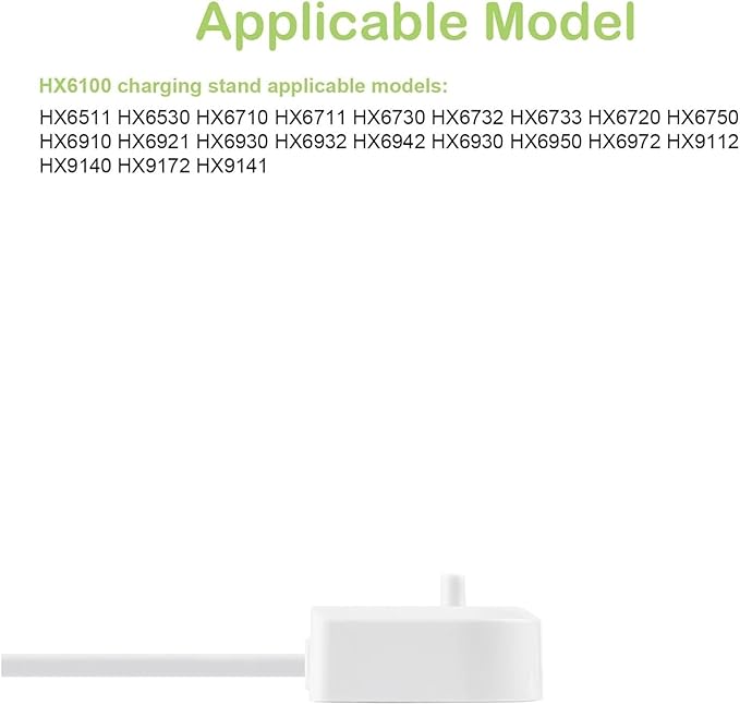 Charger Base Compatible for PhilipsCompatible for Sonicare Electric Toothbrush HX6100 HX3000 HX6000 HX8000 HX9000 Series Toothbrush(EU 1pcs)