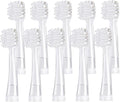 Toothbrush Replacement Heads 812 Brush Soft Bristles for Seago SG902 SG602(White 10pcs)
