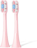 Compatible for SOOCAS Sonic Electric Toothbrush Heads Replacement for X1 X3 X3U X5 Teeth Brush(2pcs Pink)
