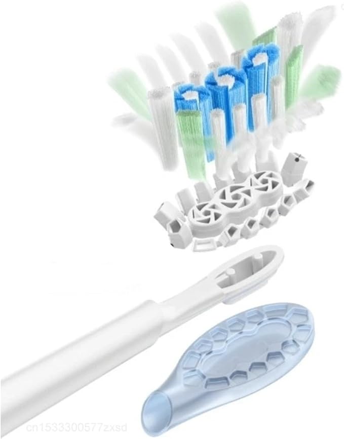 Compatible for Xiaomi Mijia Replacement Brush Headfor MES610 MES609 MES613 MES611 Sweep Vibration Electric Toothbrush Pro Soft Bristle Nozzles(Purple)