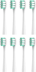 Replacement Toothbrush HeadCompatible for Nandme NX7000 Sonic Electric Soft Bristle Tooth Brush8/16pcs(8WHITE Clean Type)