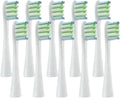Compatible for Oclean One/ Air2 /SE/X/X PRO/ Z1/ F1 Electric Toothbrush Head 10 Pcs Replaceable Brush with Independent Package(10 White)