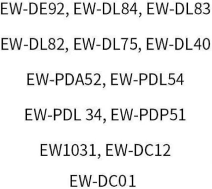 16pcs Replacement Toothbrush HeadsCompatible for Panasonic Doltz EW-DC01/DC12/PDL54/PDP51/EW1031/DE92/WEW0980/DL40/DL75/DL82(16pcs Black)