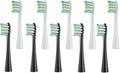 Compatible for Replaceable Electric Toothbrush Brush Heads for X/X PRO/ Z1/ F1/One/Air 2/SE Soft Bristle Nozzles(5White 5Black)