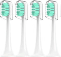 Compatible for Xiaomi Mijia T300/T500/T700 Sonic Electric Toothbrush Heads Replaceable Refill Nozzles 4 Colors with Anti-Dust Caps 4/20Pcs(4Green)