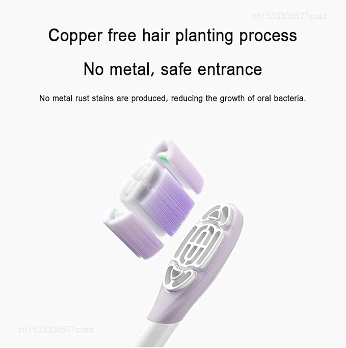 Electric Toothbrush Brush Head Compatible for Sonic Vibration Pro 4 Brushing Modes IPX8 Waterproof(Clean Version)