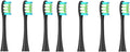 Compatible For OcleanFlow/X/X PRO/ Z1/ F1/ One/Air 2 /SE Brush Heads Soft DuPont Sonic Toothbrush Vacuum Bristle 7pcs Replacement Heads(7pcs Black)