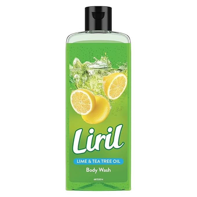 Lemon &amp Tea Tree Body Wash 250ml Refreshing Liquid Shower Gel for Bathing for Men &amp Women Refresh and Rejuvenate with Liril Body Wash