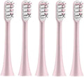 Compatible for Xiaomi SOOCAS Sonic Electric Toothbrush Replacement Brush Heads Compatible with X3 X5 X3U X1 V1 V2 with Anti-Dust Caps(5pcs Pink)