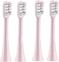 4pcs Toothbrush Heads ReplacementCompatible for SOOCAS X1 X3 X3U X5 Teeth Brush Replacement Heads(Pink 4 pcs)