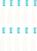 10pcs Electric Toothbrush Heads Replacement (10 Heads) Compatible for SG910/507/958/515/949/575/551(10pcs Replacement w)