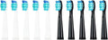 5-10Pcs Replacement Brush HeadsCompatible for Seago/Fairywill Electric Toothbrush FW/SG 507/508/515/551/917/959/908(5 Black 5 White)