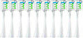 10pcs Replacement Brush HeadsCompatible for SOOCAS X3 X5 V1 X3U Soft Bristle Electric Toothbrush Sealed Packed(10pcs White)