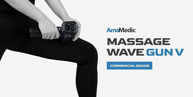 Osaki Massage Wave Gun Deep Tissue Percussion Muscle Massager for Pain Relief Electric Body Massager Sports Drill Super lightweight…
