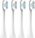 Replacement Toothbrush HeadsCompatible for Mijia T301/T302/T501C Electric(4 pcs White)