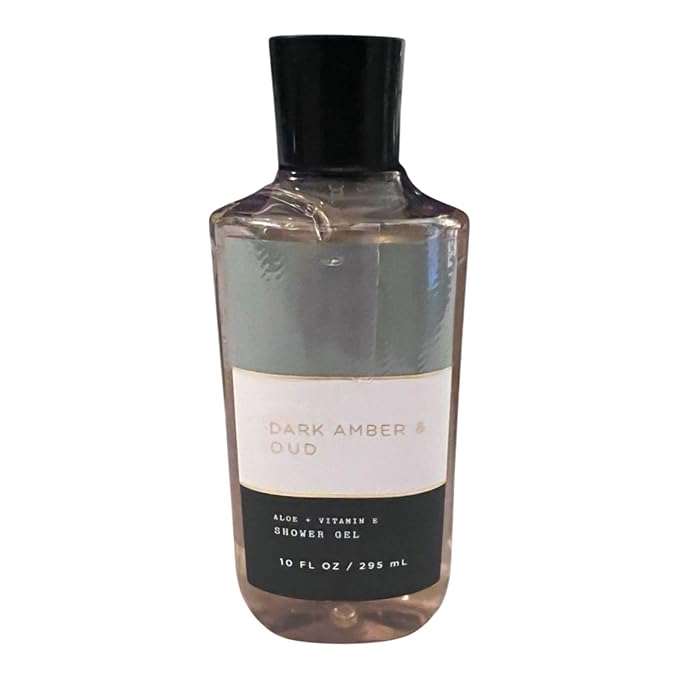 Dark Amber &amp Oud Shower Gel with Aloe &amp Vitamin E 10 fl oz / 295 mL
