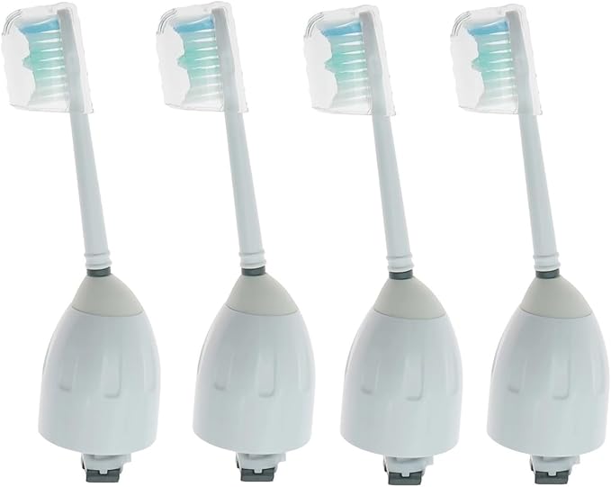 4pcs Brush HeadsCompatible for Philips Sonicare Toothbrush E-Series Essence HX7351 7361 7500 7800 9800 9842 5310