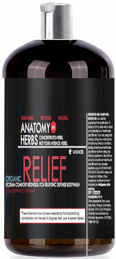 Eczema comfort Redness &amp Itch Relief Zinc DefenseBody Wash