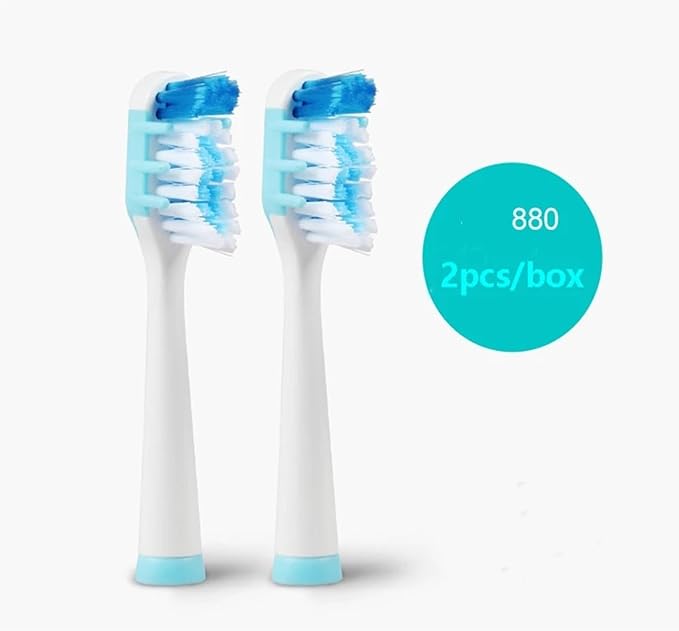 Each Box Contains 2 Electric Toothbrush Replacement Heads Suitable Compatible for Models SG906 C6 and EK7