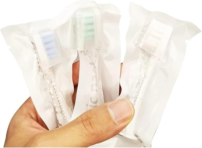 Compatible for 14pcs T300/T500/T700 Replacement Brush Heads with Caps Sealed Package Soft(Blue)