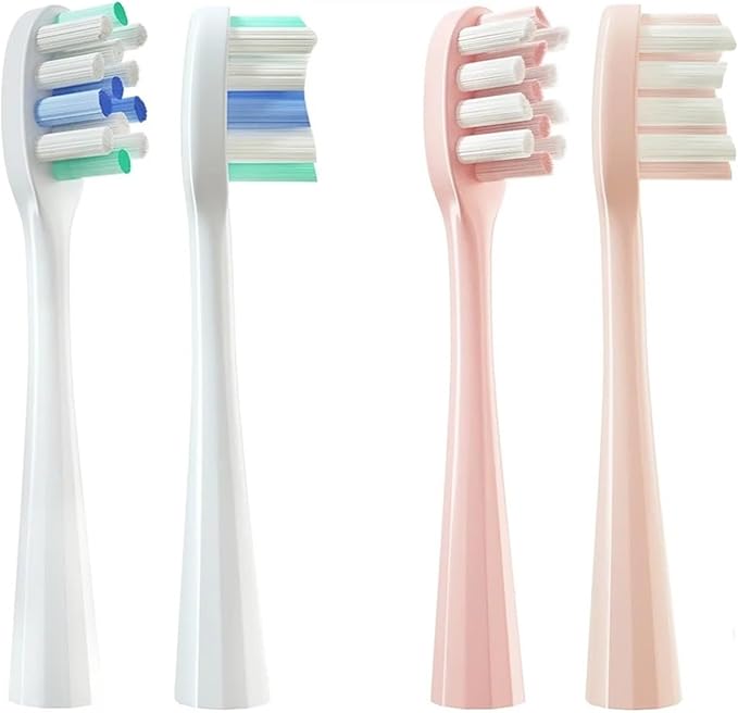 4/8/16Pcs Replacement Toothbrush Heads Compatible for Y1/Y1S/Y1pro/Y3/Y4/Y5/P1/P3/P4/P5/P10/U1/U2/U3/U4/U2S/U3S/F2/F1 Series(4white Whitening)