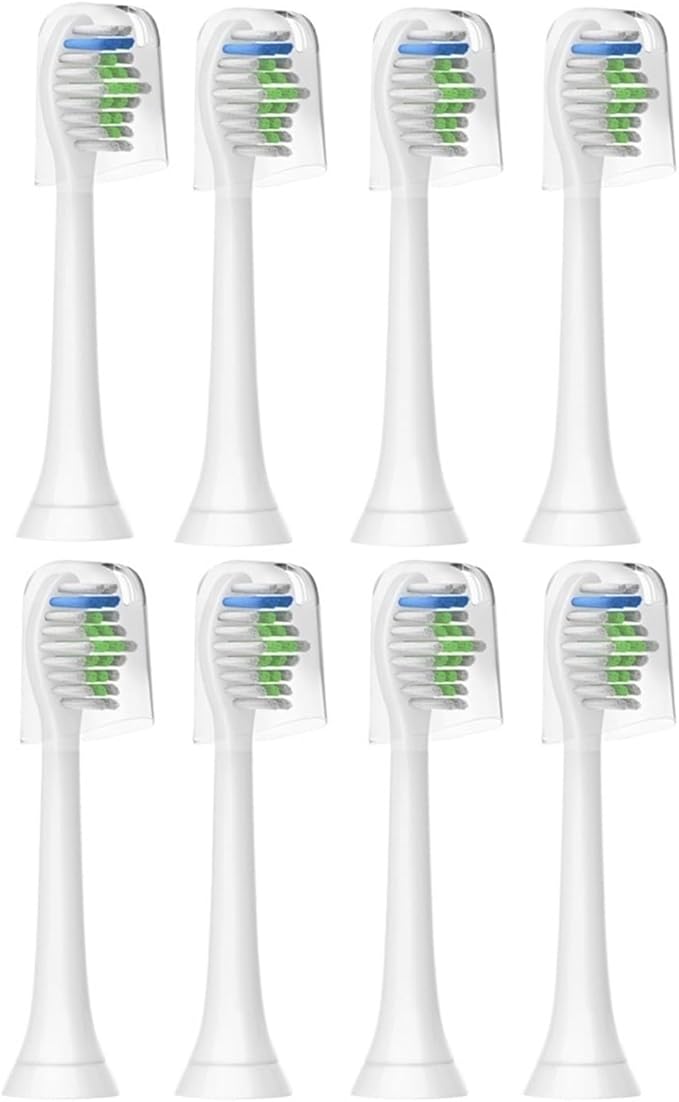8Pcs/lot Tooth Brush HeadsCompatible for HX6912 HX6930 HX6932 X6933 HX6942 HX6730 HX6731 HX6732 HX6780 HX6781 HX6782 HX6902