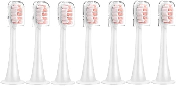Compatible for T300/T500/T700 Replacement Brush Heads(7Pink)