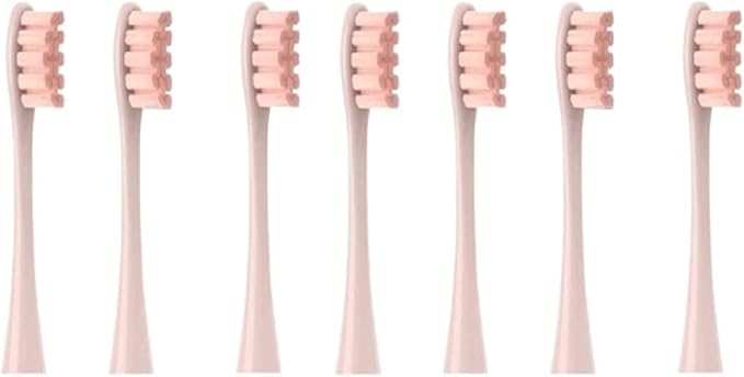 Compatible for Oclean 7pcs Replacement Heads Brush Flow/X/X PRO/ Z1/ F1/ One/Toothbrush Vacuum Bristle(Gold)