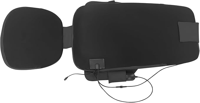 Shiatsu Neck and Back Massager with Heat5-Levels Adjustable Kneading Back Massager with Remote Control &amp Display Screen36W Electric Back Massager Chair for Sofas Office  Dining Beds (Black)