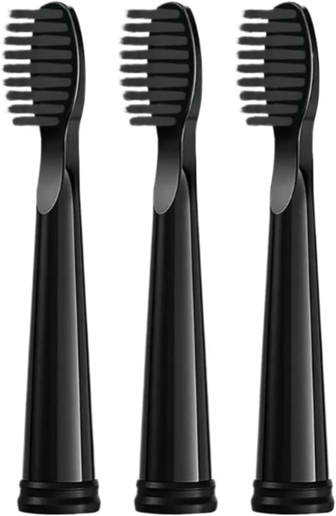 Replacement Toothbrush Heads Compatible for FW-507/508/551/515/917/959/2011FW-D1/D3/D7/D8 Electric(3 Black Care(Soft))