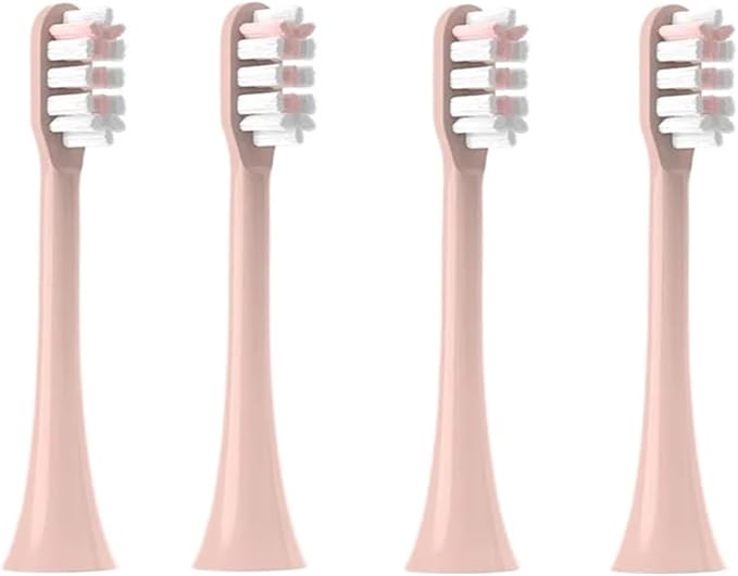 Replacement Brush HeadsCompatible for X3/X3U/X5 4PCS Clean Soft Electric Toothbrush Vacuum Nozzles Bristle(4Pink)