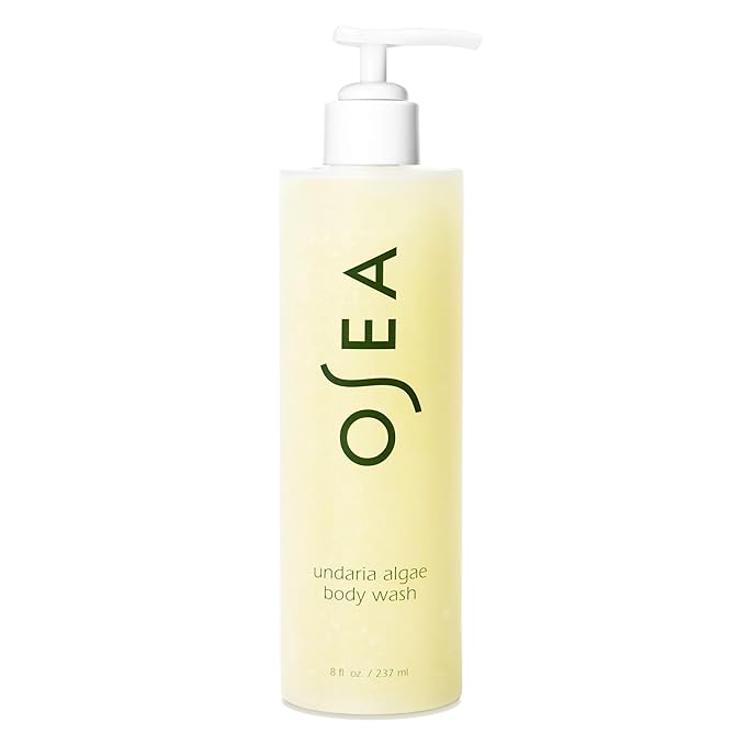 OSEA Undaria Algae™ Body Wash - pH Balanced - Hydrating &amp Moisturizing Citrus Scented Cleanser - Clean Vegan Non-Toxic Skincare - 8oz