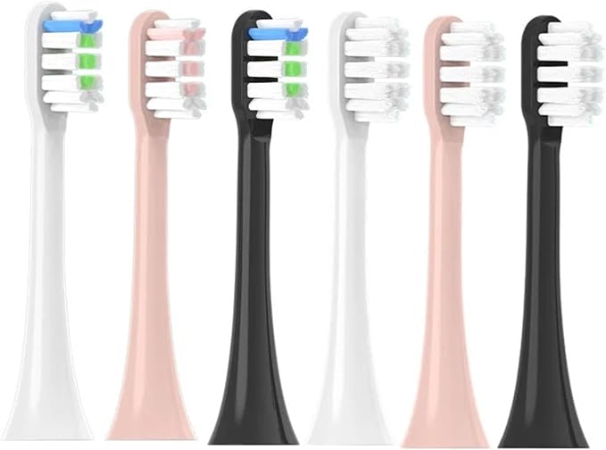 4/8/16PCS Replacement Toothbrush HeadsCompatible for HISMILE Electric Sonic Soft Bristles Nozzles(4PCS Pink)