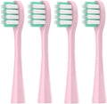 16Pcs Replacement Brush Heads Compatible for Toothbrush Head Deep Clean Type/Soft Bristle(Soft Hair Pink)