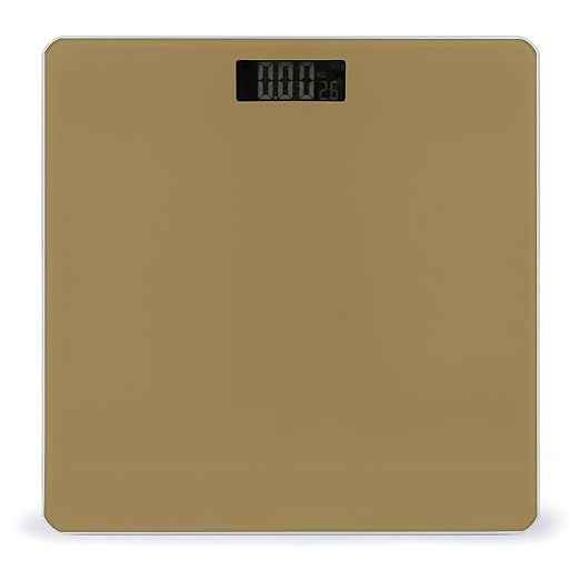 Men's Fashion Automatic Switch Digital Bathroom Weighing Scale Smart Scale Brown