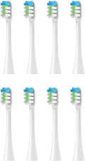 Replacement Toothbrush HeadsCompatible for Nandme Nx8000 Sonic Electric Soft Bristle Tooth Brush Head(8pcs White)