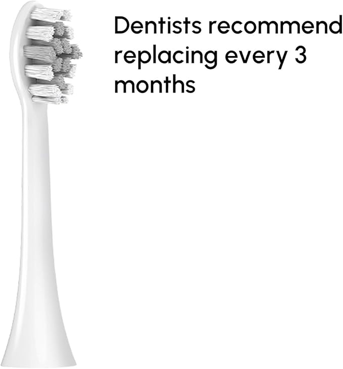 Replacement Toothbrush Brush Heads Compatible with Professional Electric Pro1100 4100 6100 9000 9300(4 Pcs)