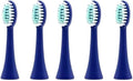 Compatible For5 Pieces Replacement Brush Heads(Deep Blue)