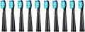 Compatible for Seago Tooth Brush Head Electric Toothbrush Heads Replaceable for SG-507B/908/909/(10pcs Black)