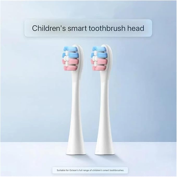 Replacement Toothbrush Head Compatible for Oclean Children's Electric A1K/K3/K3PRO/P3K6/P3K7 Soft Bristles Accessory(4pcs)
