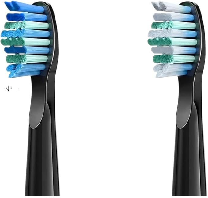 Compatible for Seago Replacement Toothbrush Heads SG-575/507B/508/551/958/908/909/917/610/659/719/910/548/2303 Electric(Black 10 White 10pcs)