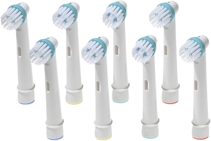 Replacement Brush Heads Compatible For OralB Professional Ortho &amp Power Tip Compatible Orthodontic Electric Toothbrush Head(8pcs Ortho)