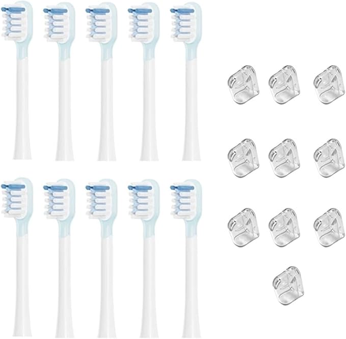 10PCS Compatible for Laifen Full Range Replacement Electric Tooth Brush Heads Clean Version(A)