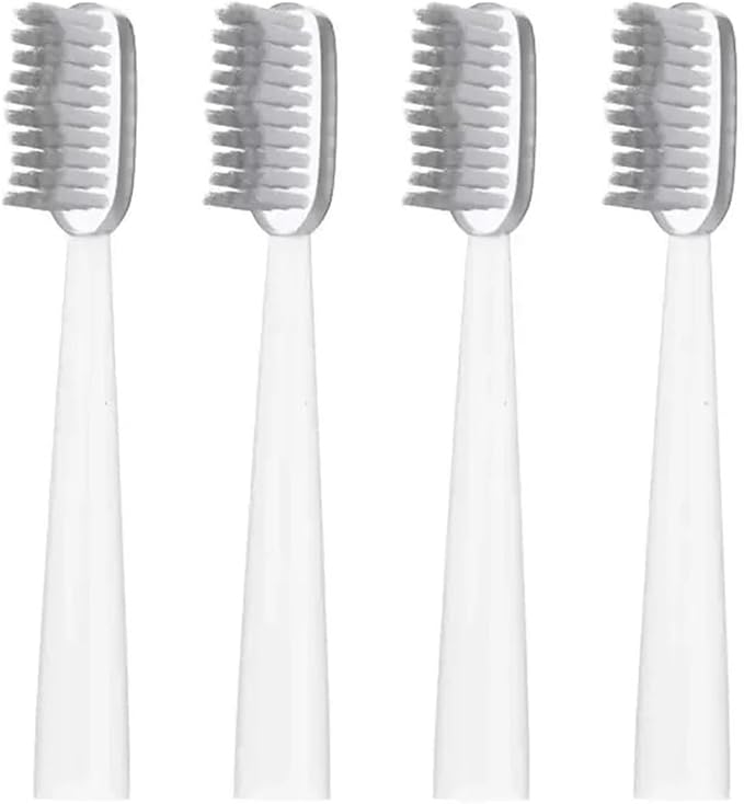 Replacement Toothbrush Heads Compatible for Jianpai JD015 Sonic Electric Soft Bristles Nozzles for Women(4PCS)