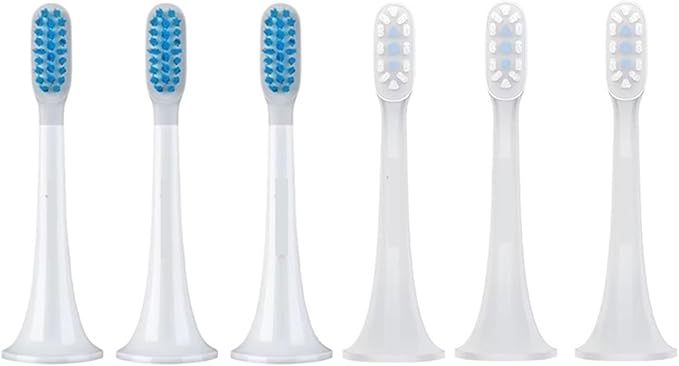 6PCS T300 T500 Sonic Electric Toothbrush Head Teethbrush Replacement Heads Acoustic Oral Hygiene Clean(6PCS Universal Heads)