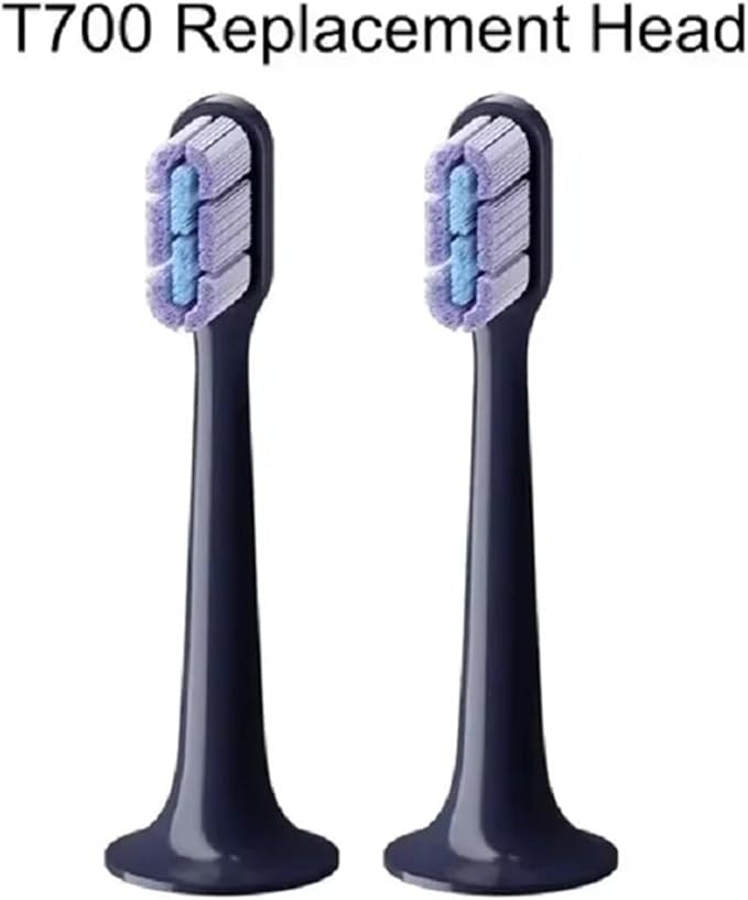 Compatible for Xiaomi Mijia Toothbrush Head T700 Sonic Electric Waterproof Soft Health Replacement Bristles 2/4/6Pcs(6pcs)
