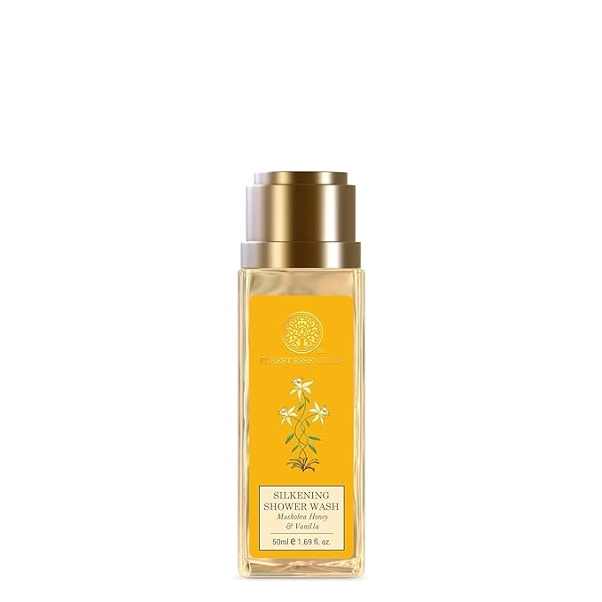 Forest-Essentials Silkening Shower Wash Mashobra Honey &amp Vanilla
