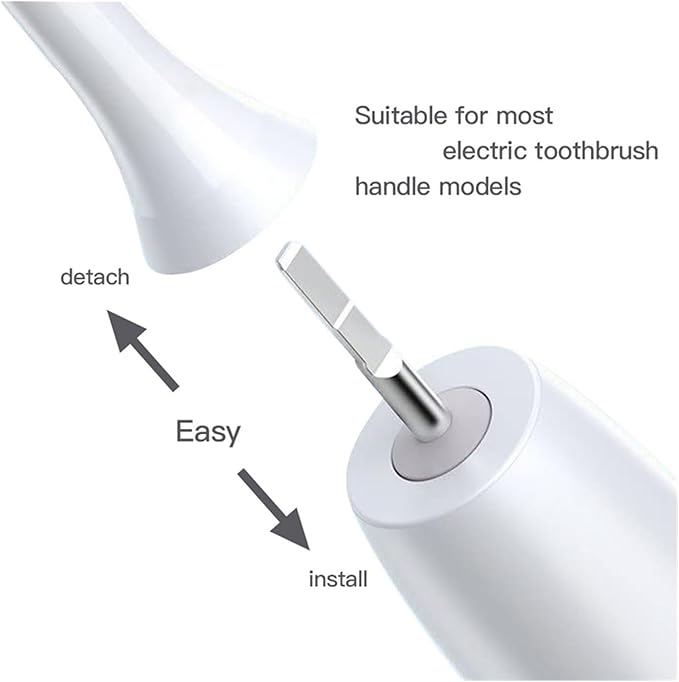 9PCS Replacement Brush HeadsCompatible for Oclean Flow/X PRO /F1/Z1/One/ Air2 Sonic Electric Toothbrush Nozzles Soft(9 LANOC)